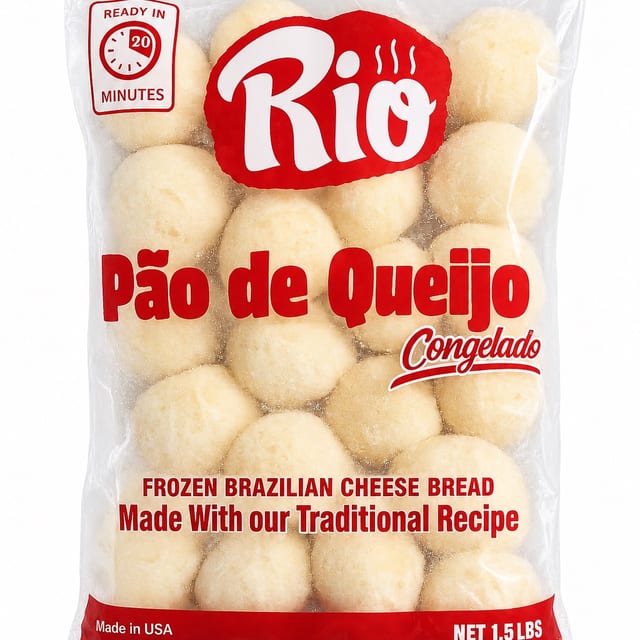 Pão de Queijo Frozen Pack 1.5lbs.