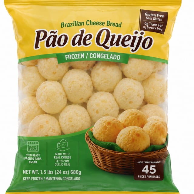 Pão de Queijo Frozen Pack 1.5lbs.