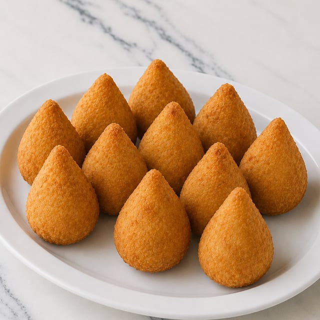 Porção de Coxinha.